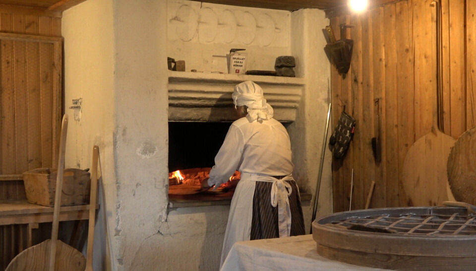 Att baka tunnbröd är en gammal jämtländsk tradition och något som Jamtli ville lyfta under temat levande kultur.