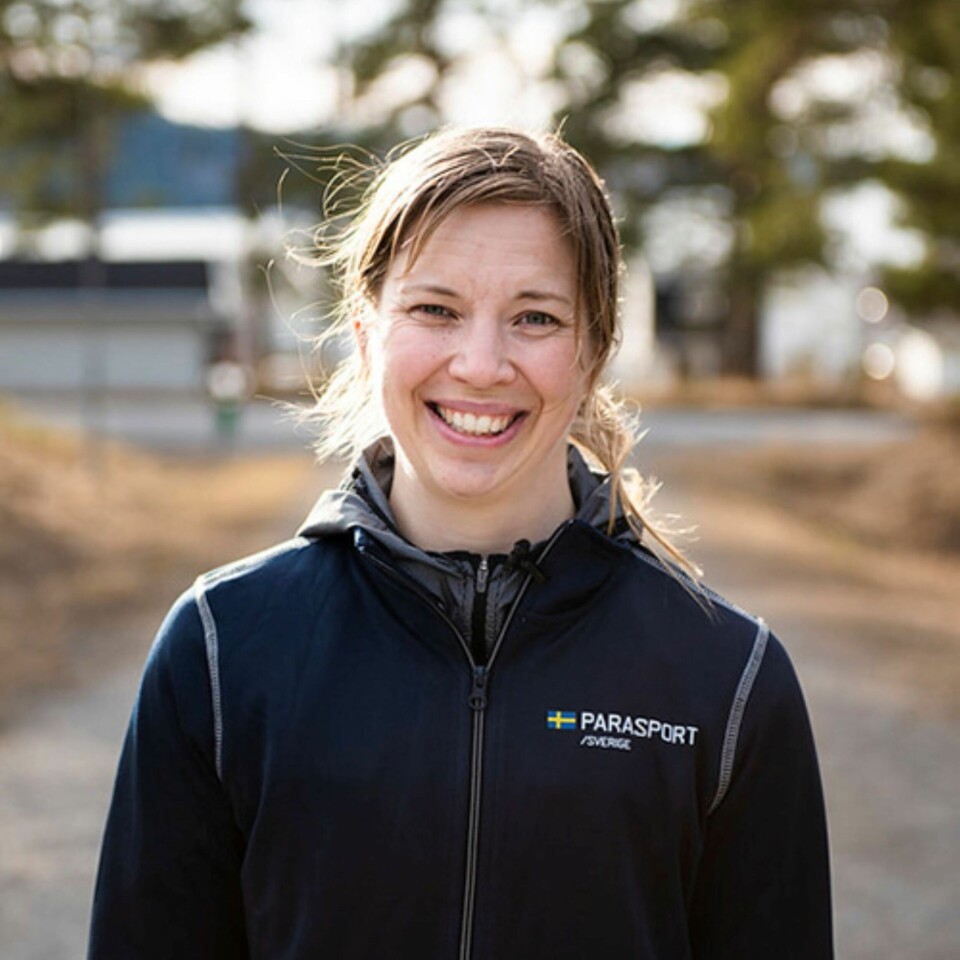 Johanna Oskarsson från Parasport Sverige.