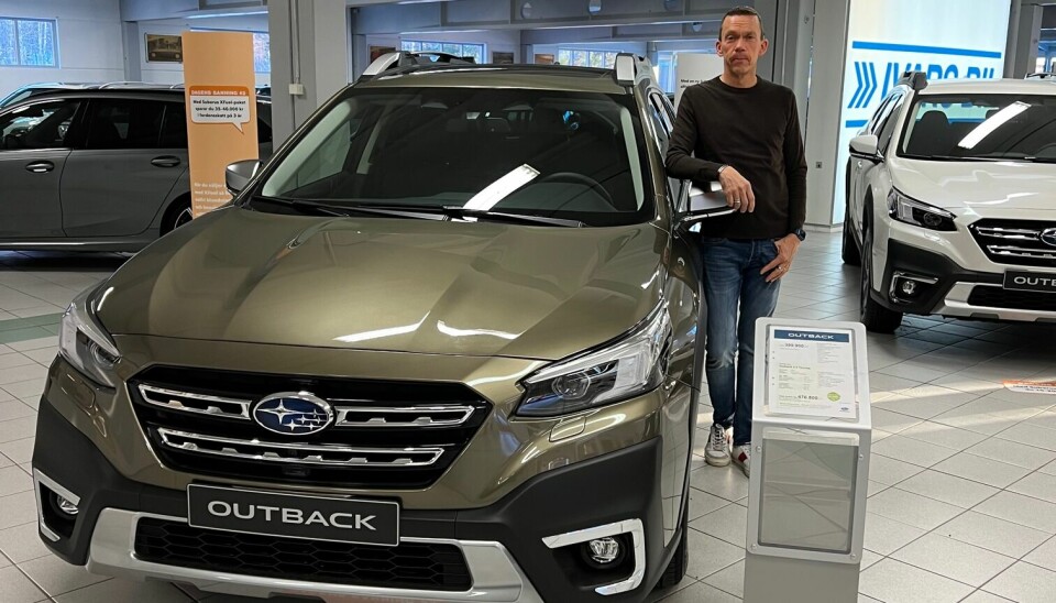 –Det blir ett tapp men vi får fokusera oss på försäljningen av Subaru och begagnat,säger Niclas Ericsson.