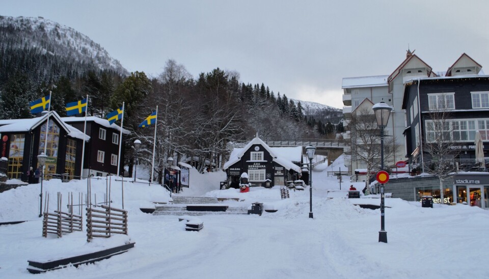 Första snön kom oväntat för Åre kommun. Första snön kom oväntat för Åre kommun.