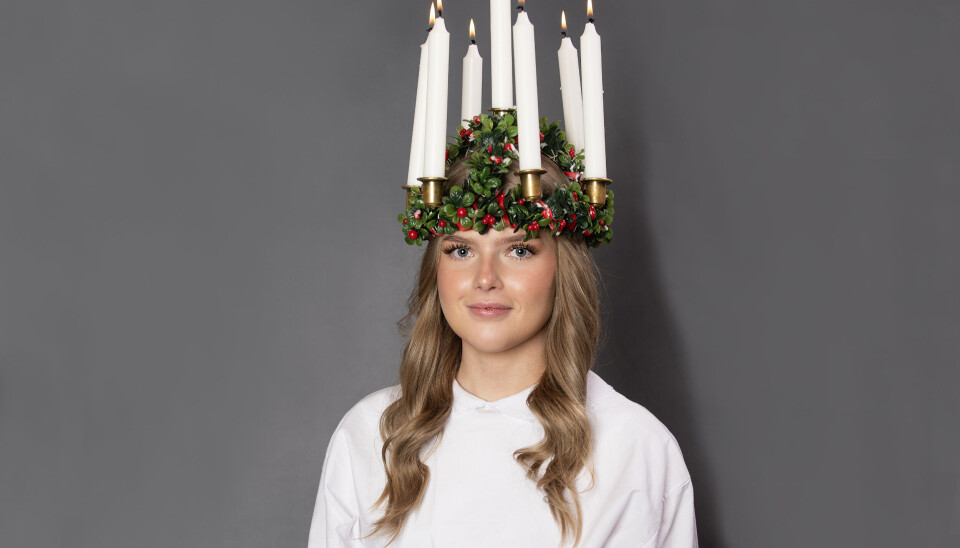 Moa Haugskott, från Föllinge, är Jämtlands Lucia 2023.