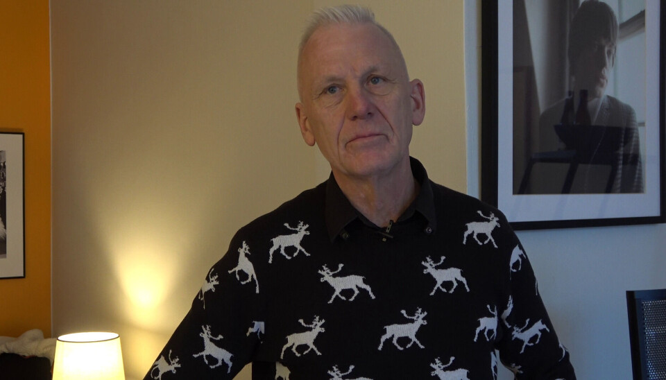 Ulf Gredander driver butiken Vinylhem helt ensam.