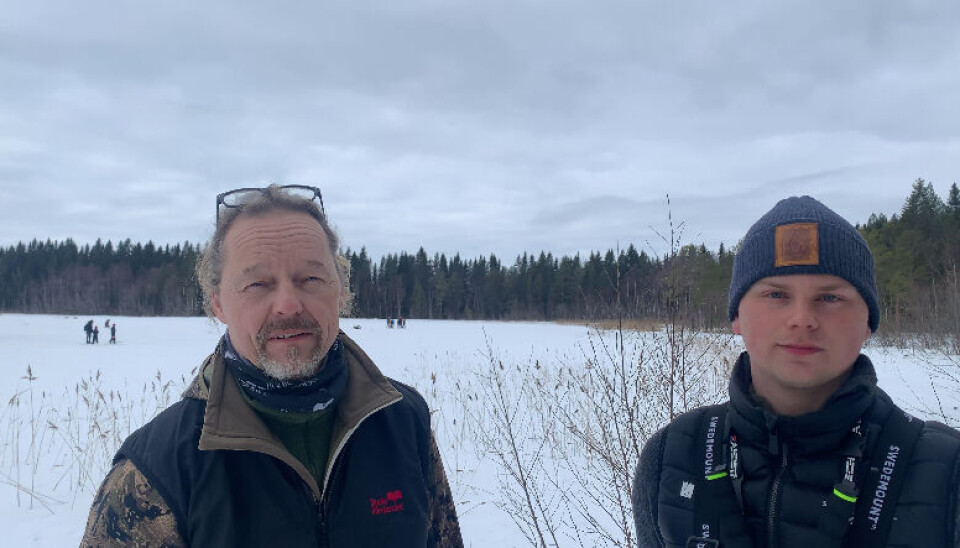 Henrik Lind, Studiefrämjandet. Ricky Hermans Sportfiskarna hade lyckats locka barn och unga till att prova på fiske i Lillsjön.