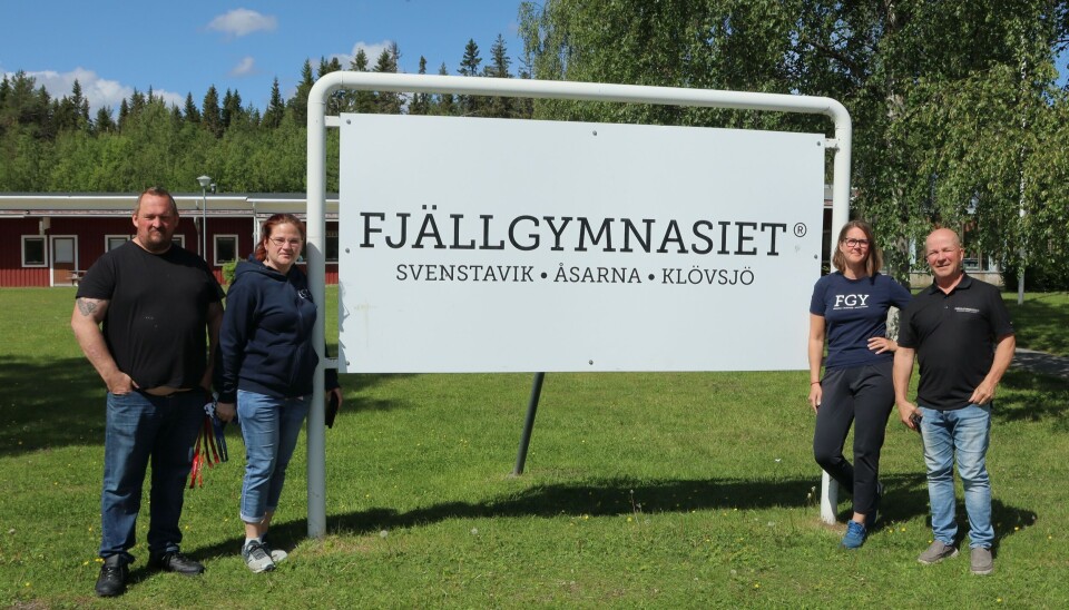 Några ur personalen som JT träffade. Johnny Nystedt, Emilia Ek, Jessica Lindblad och Sami Tikkanen. Övriga vill vara anonyma då de oroar sig för repressalier.