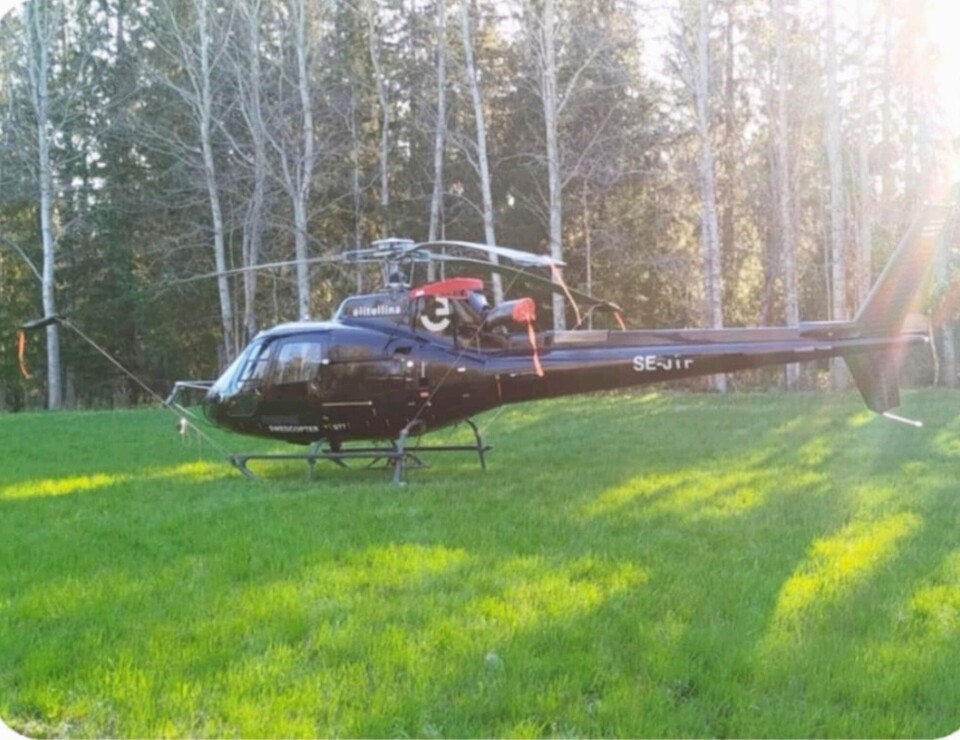 Den 30 april gav Transportstyrelsen tillstånd för lågflygning i Åre och Bergs kommun. Helikoptern utgår från en lägd nära hästhage med flygbuller flera gånger om dagen. Där står även en tankbil.