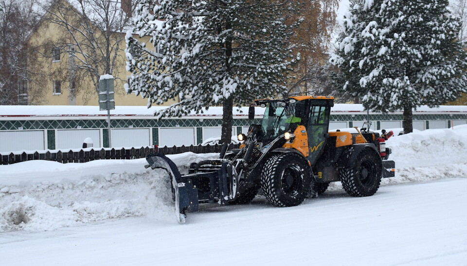 Varje snösväng kostar ungefär en halv miljon kronor.