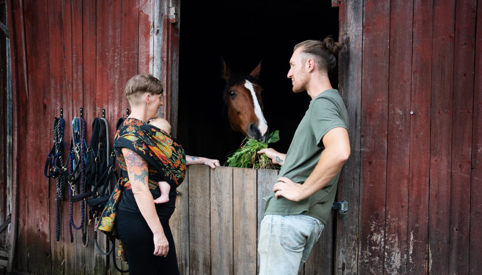 Ina och Markus bor på Risön i Mattmar. Ina kände ett behov av att nyansera och bredda debatten kring hemfödslar och berättar om när hon födde sin son Alve i hemmet.