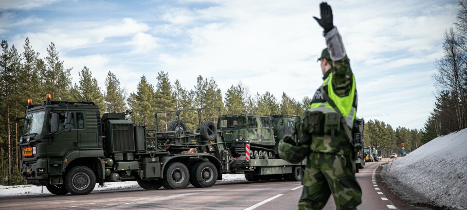Militär logistikutbildning till Östersund