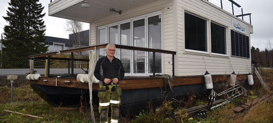 Håkan bygger husbåtar i Hammerdal