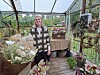 Linnéa från Studio Fjällflora i Mörsil visade upp vackra buketter och arrangemang. Foto: Jenni Andersson.