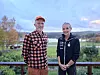 Bert-Ola och Karin Bångman är både politiskt engagerade i Jämtlands Väl Krokom, som ökade från 1 mandat till 4 mandat efter höstens kommunval. Foto: Jenni Andersson.